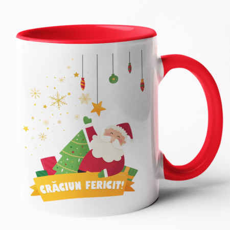 Căni de Crăciun - Cană personalizată - Crăciun Fericit! - Nari