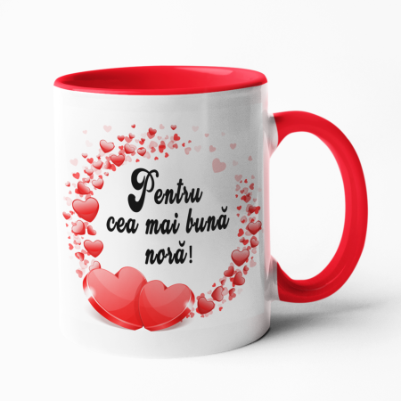 Căni personalizate - Cană personalizată - Pentru cea mai bună noră - NARI