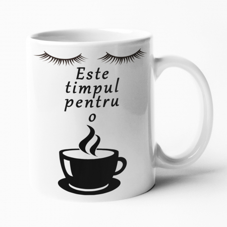 Căni personalizate - Cană personalizată - Este timpul pentru o cafea - Nari