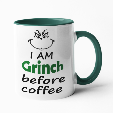 Căni personalizate - Cană personalizată -  I am Grinch before coffe - Nari