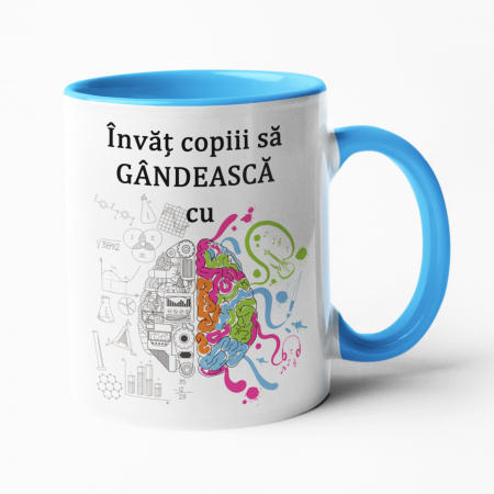 Căni personalizate - Cană personalizată - Învăț copii să gândească - Nari