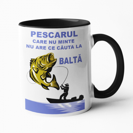 Căni personalizate - Cană personalizată -  Pescarul care nu minte... - NARI
