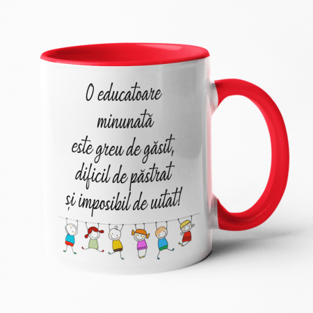 Căni personalizate - Cană personalizată - Educatoare minunată- NARI