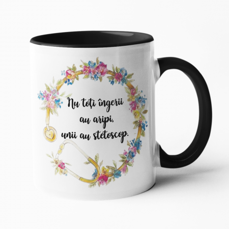 Căni personalizate - Cană personalizată - Nu toți îngerii au aripi...NARI