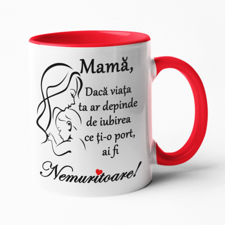 Căni personalizate - Cană personalizată pentru mama - Nari
