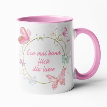 Căni personalizate - Cană personalizată - Cea mai bună fiică din lume- Nari