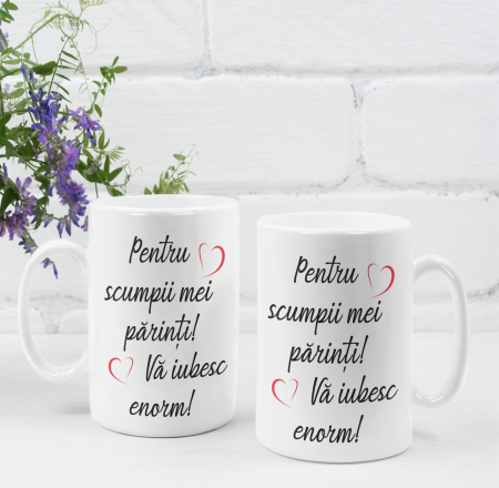 Căni personalizate - Cană personalizată pentru părinți -  Nari