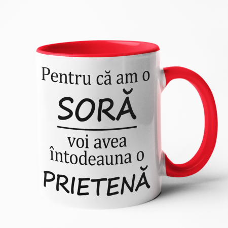 Cană personalizată pentru sora - Nari