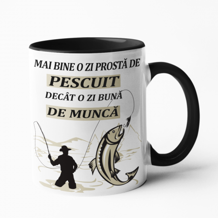 Căni personalizate - Cană personalizată - O zi de pescuit - NARI