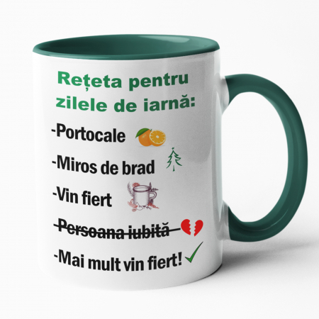 Căni de Crăciun - Cană personalizată - Rețeta de iarnă - NARI