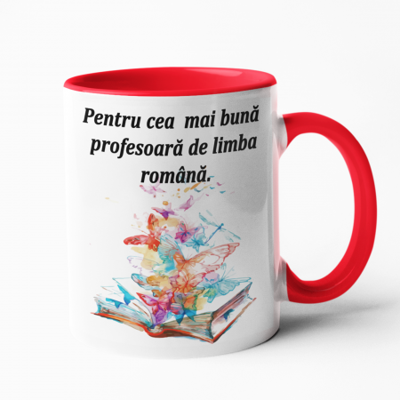 Căni personalizate - Cană personalizată - Profesoară română - NARI