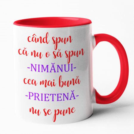 Cană personalizată - Cea mai bună prietenă - Nari