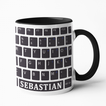 Căni personalizate - Cană personalizată - Tastatură cu numele tău - NARI