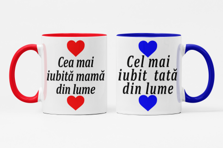 Căni personalizate - Cei mai iubiți părinți din lume - Nari