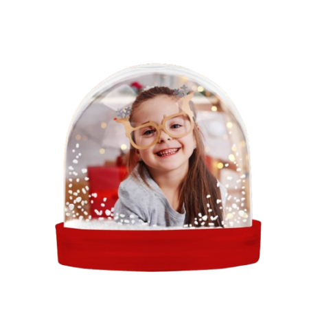 Rame foto personalizate - Glob foto personalizat 2 poze -  zăpadă - Nari