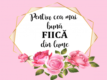 Brelocuri personalizate - Magnet 10x15 cm personalizat - Fiică - NARI