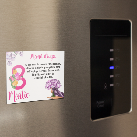 Magnet 10x15 cm personalizat - Mamă dragă - NARI [1]