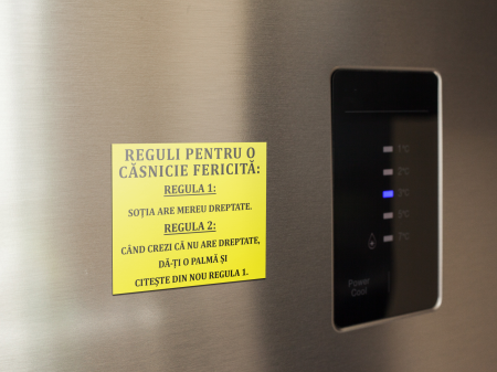 Magnet 10x15 cm personalizat - Regului pentru o căsnicie fericită - NARI [1]