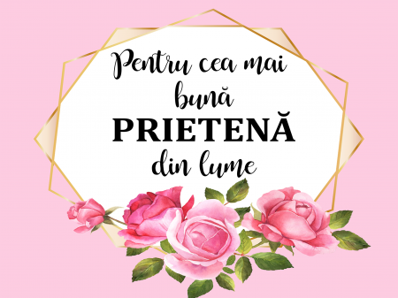 Brelocuri personalizate - Magnet 10x15 cm personalizat - Prietenă - NARI
