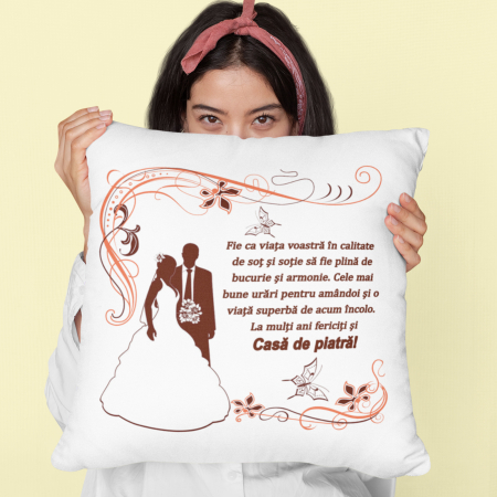 Pernă personalizată pentru Tinerii Căsătoriți - Nari [1]