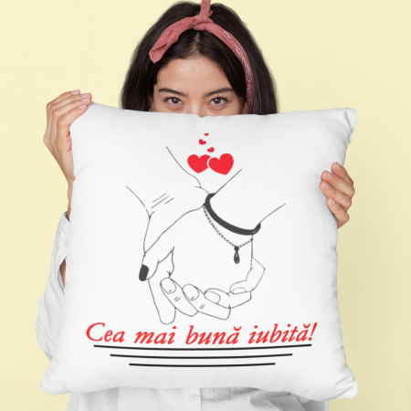 Perna personalizata cu mesajul „Cea mai buna iubita!”  -  Nari [1]
