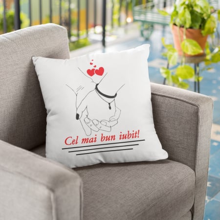 Perna personalizata cu mesajul „Cel mai bun iubit!” -  Nari [2]