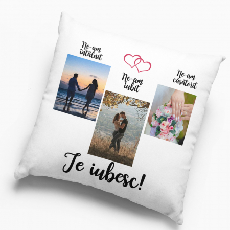 Pernă personalizată - Te iubesc! - Model 3 - Nari [2]