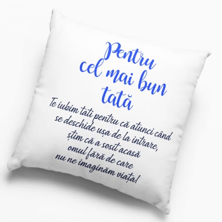 Pernă personalizată - Cel mai bun tată - NARI [1]