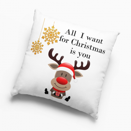 Pernă personalizată - All I want For Christmas is you -  Nari [2]