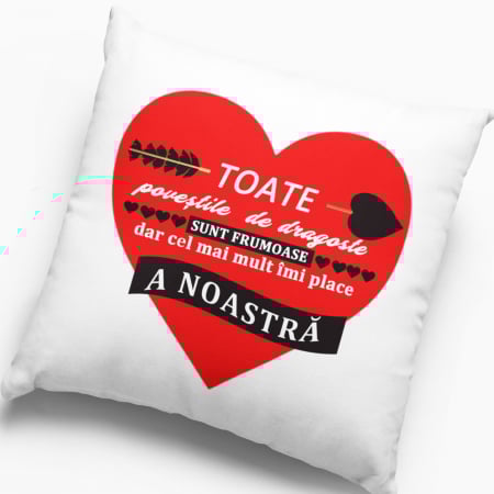 Pernă personalizată - Povestea noastră! - Nari [2]