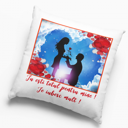 Pernă personalizată - Tu ești totul pentru mine! - Nari [2]