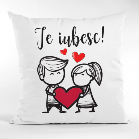 Pernă personalizată - Te iubesc! - Model 4 - NARI [1]