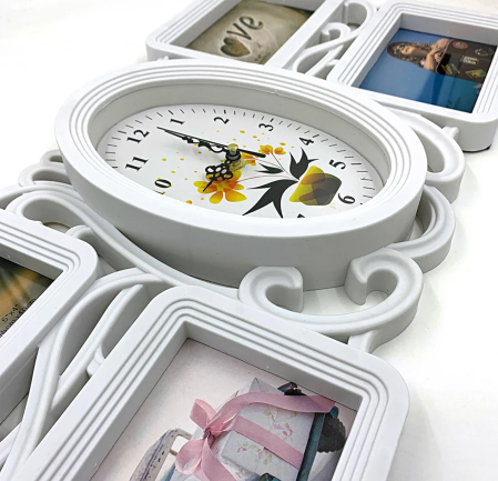 Rama foto ceas personalizată cu 4 poze - NARI [1]