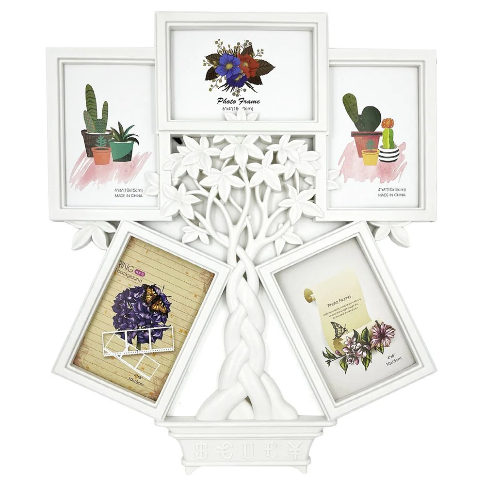 Rame foto personalizate - Ramă foto personalizată albă MONEY TREE - NARI