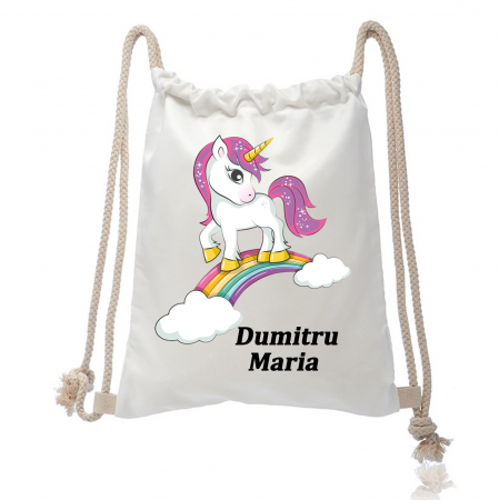 Rucsacuri personalizate - Rucsac personalizat cu nume - unicorn - Nari