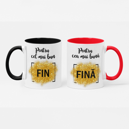 Căni personalizate - Set căni personalizate - Cei mai buni fini! - NARI