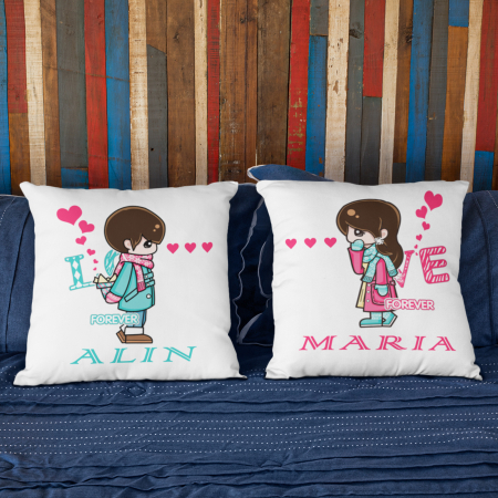 Set perne personalizate pentru cuplu - Forever Love - Nari [1]