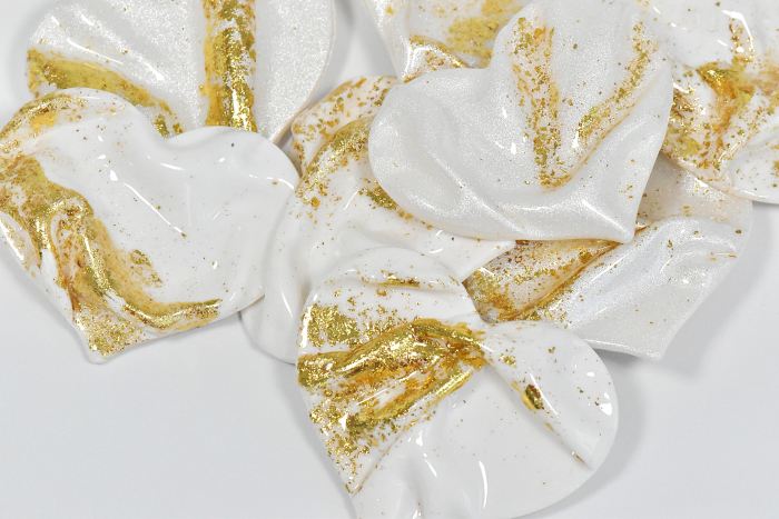 Narru- Brosa handmade din lut polimeric si rasina [4]