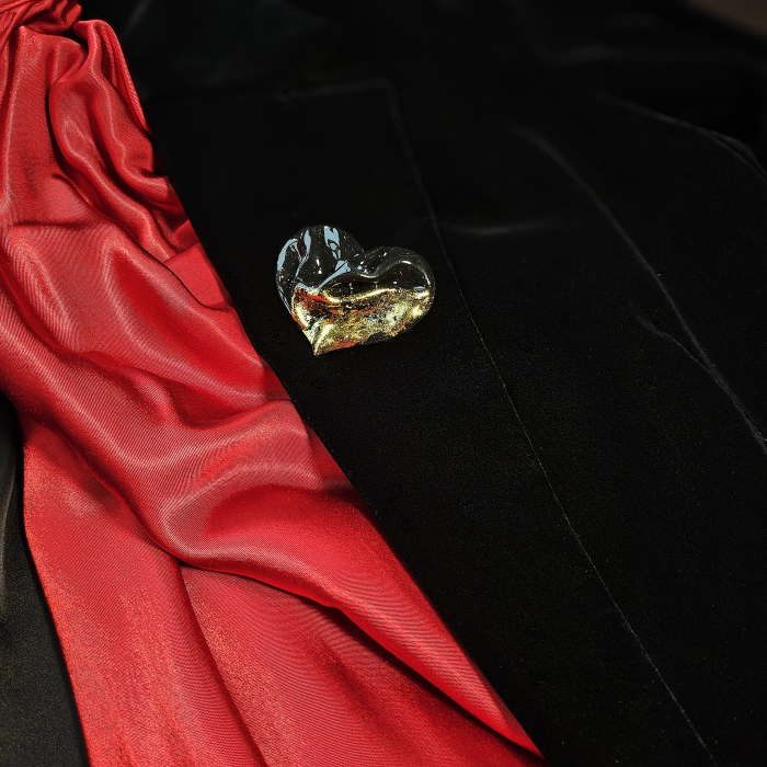 Narru- Brosa handmade din lut polimeric si rasina [2]