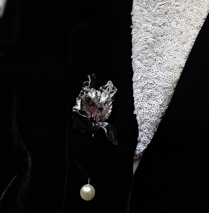 Narru- Brosa handmade din lut polimeric si rasina [3]