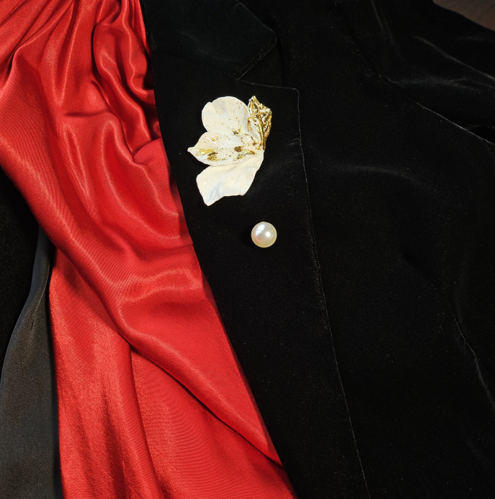 Narru- Brosa handmade din lut polimeric si rasina [4]