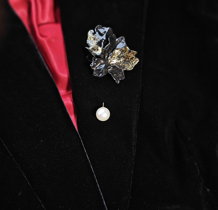 Narru- Brosa handmade din lut polimeric si rasina [3]