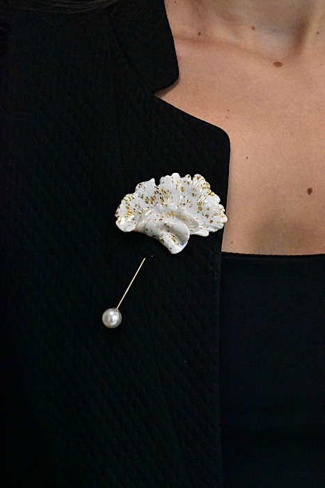 Narru- Brosa handmade din lut polimeric si rasina [2]