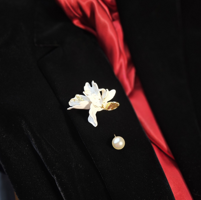 Narru- Brosa handmade din lut polimeric si rasina [4]