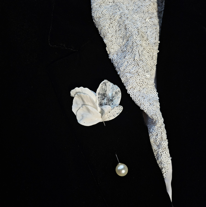 Narru- Brosa handmade din lut polimeric si rasina [2]