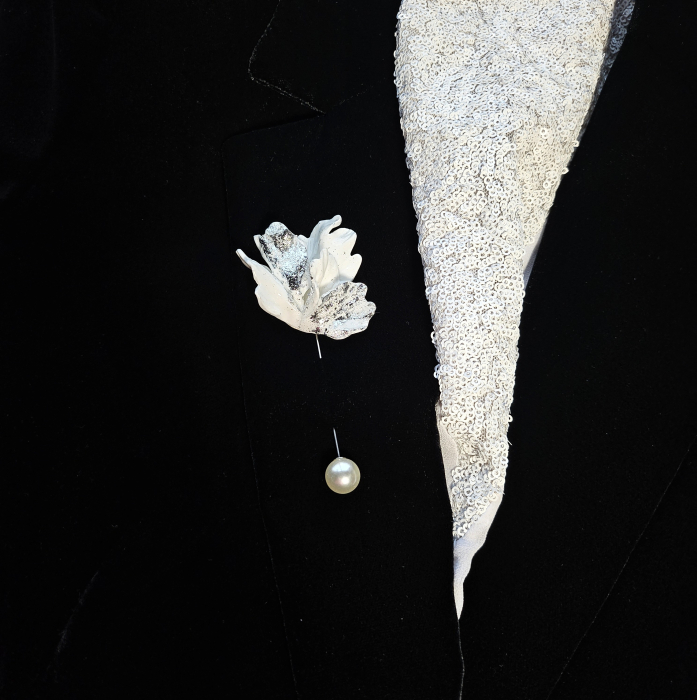 Narru- Brosa handmade din lut polimeric si rasina [3]