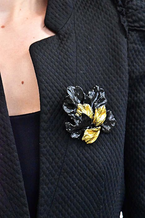 Narru- Brosa handmade din lut polimeric si rasina [2]