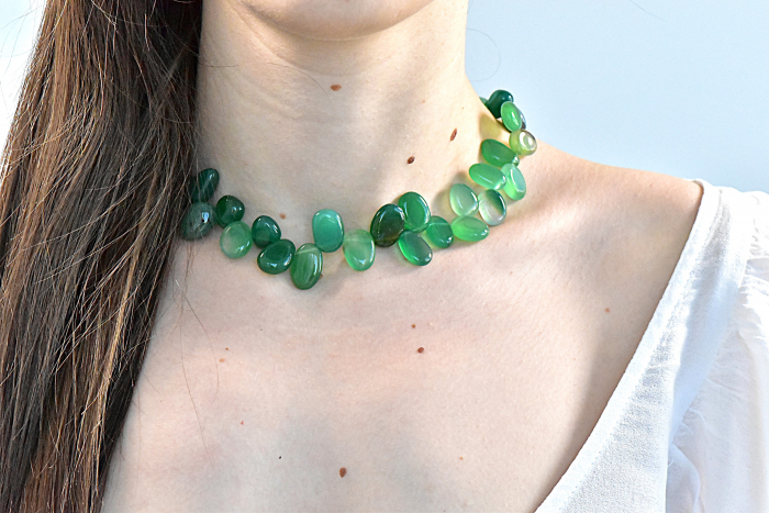 Colier Narru din Onix Verde [6]