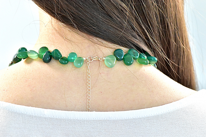 Colier Narru din Onix Verde [7]