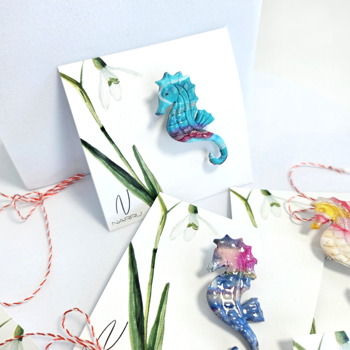 Mărțișor Căluț de mare [3]